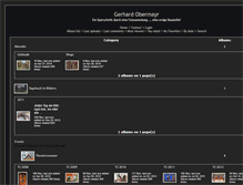 Tablet Screenshot of galerie.gerhard-obermayr.com